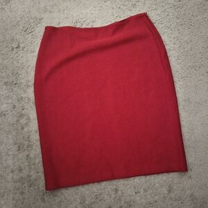 St. John Bold Red Knit Fabric